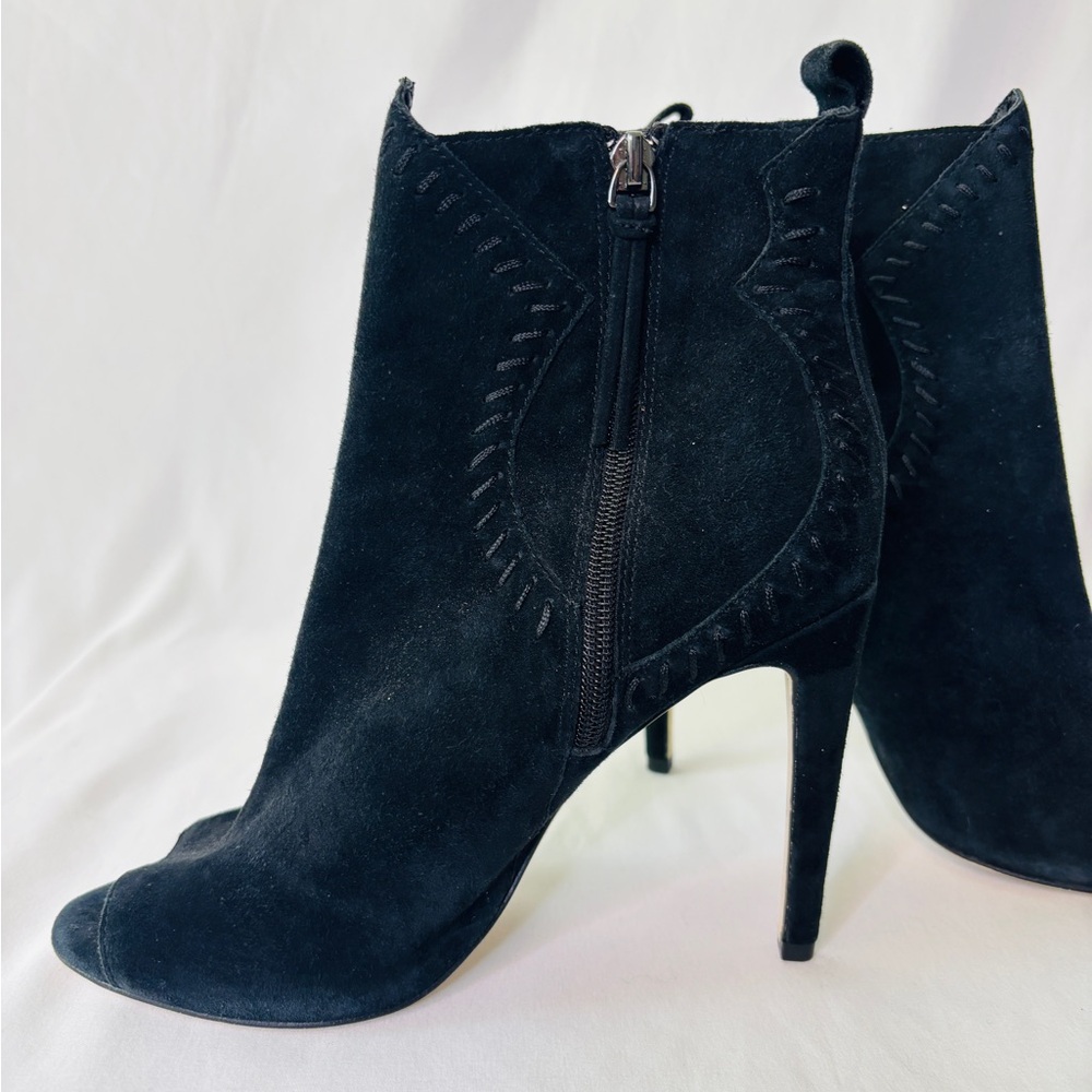 Rebecca Minkoff Ridley Stiletto‎ Heel Peep Toe Booties 8 - Picture 15 of 15
